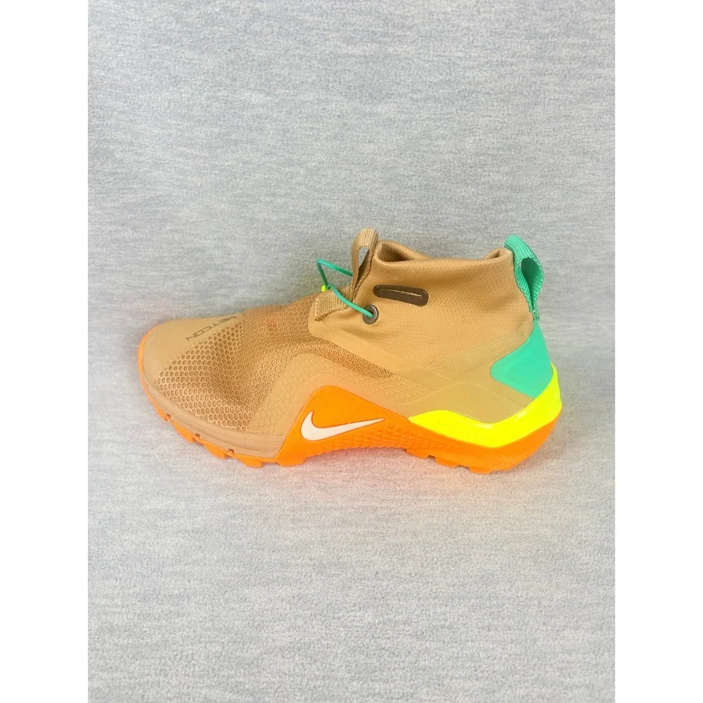 Nike Metcon SF X Training Sneakers Mens 7 Brown Beech Tree Orange Neon Comfort